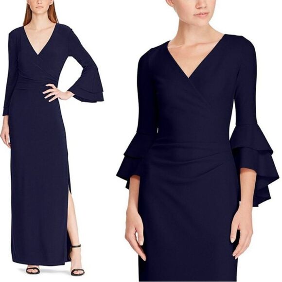 Lauren Ralph Lauren Trumpet Style Gown size 4 - Picture 1 of 8